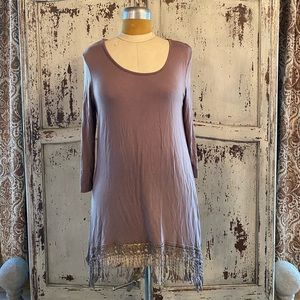 Long Fringe Top